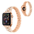 Utrolig behagelig Universal Apple Metall og Strass Reim