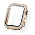 Desidert Bra Apple Smartwatch Universal Deksel med Skjermbeskyttelse i Glass, Plast og Strass