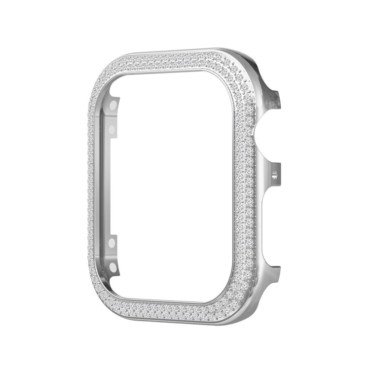 Universal Apple  Metal og Rhinsten Bumper  - Sølv#serie_125