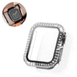 Mega Moteriktig Apple Smartwatch Universal Deksel med Skjermbeskyttelse i Glass, Plast og Strass