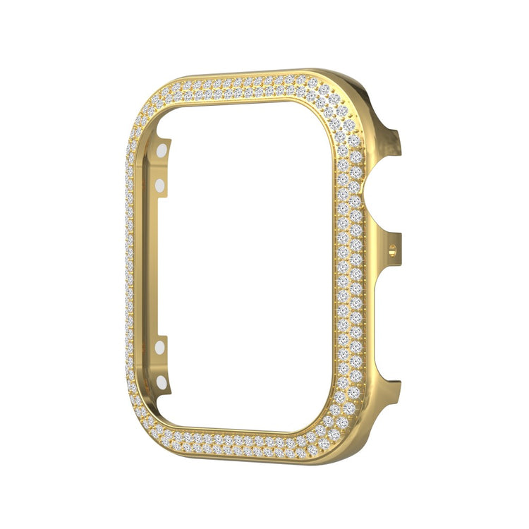 Universal Apple  Metal og Rhinsten Bumper  - Guld#serie_2