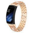 Veldig vakker Samsung Gear Fit2 Metall og Strass Reim
