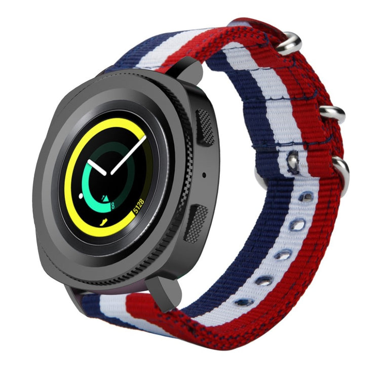 Vildt sejt Samsung Gear Sport Nylon Rem - Flerfarvet#serie_3