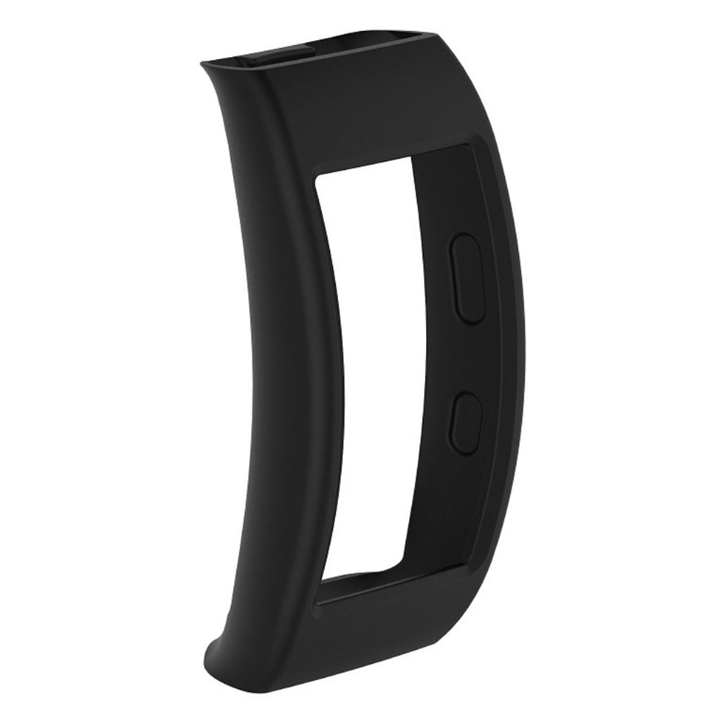 Samsung Gear Fit2 Pro  Silikone Bumper  - Sort#serie_1