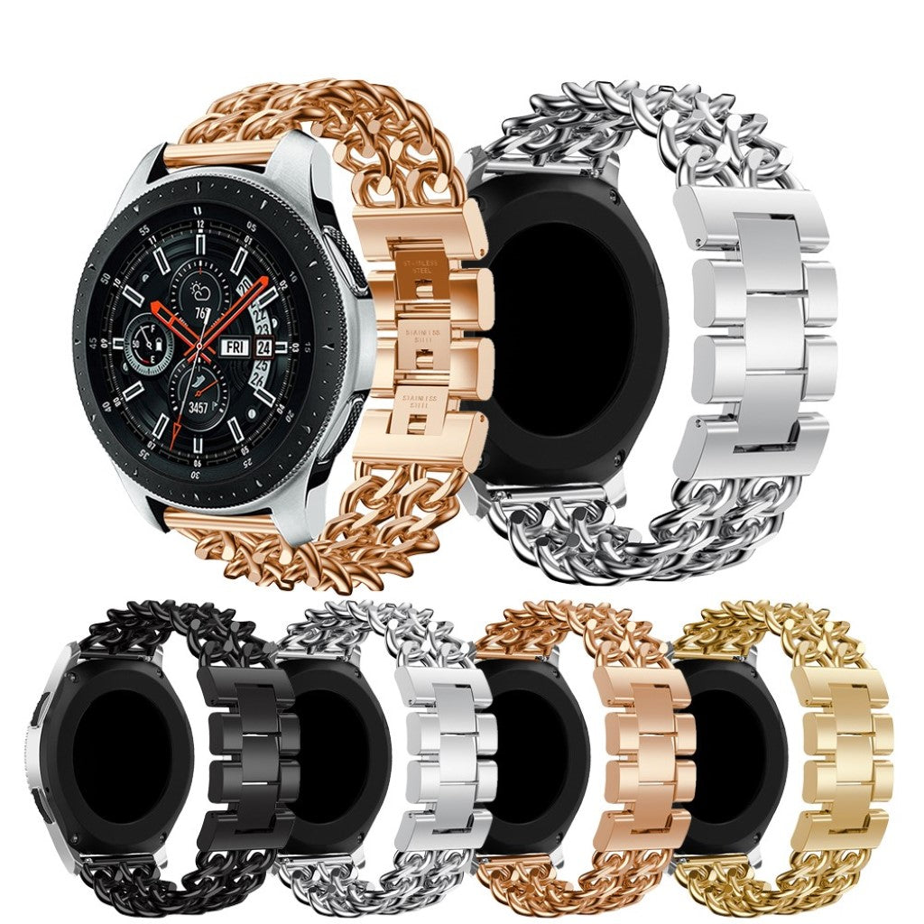 Tidsløst Samsung Galaxy Watch (46mm) Metal Rem - Sort#serie_4