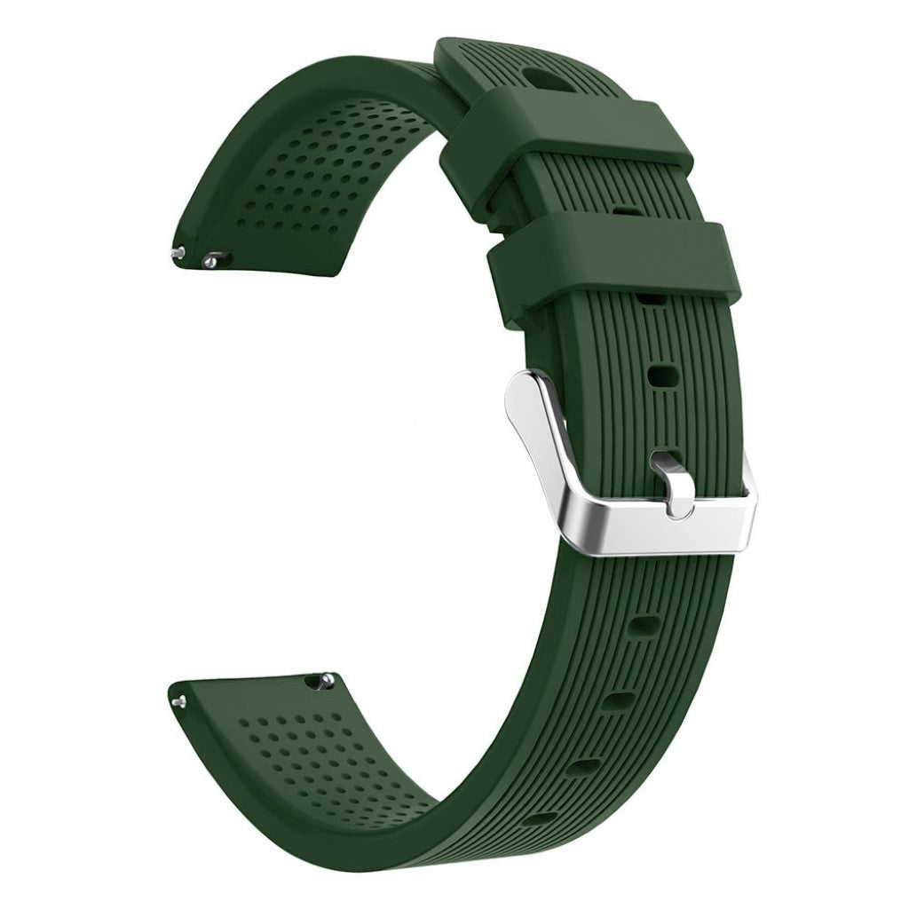 Rigtigt fed Samsung Galaxy Watch Active Silikone Rem - Grøn#serie_6