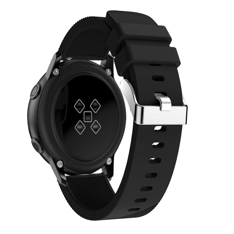 Meget cool Samsung Galaxy Watch Active Silikone Rem - Sort#serie_1