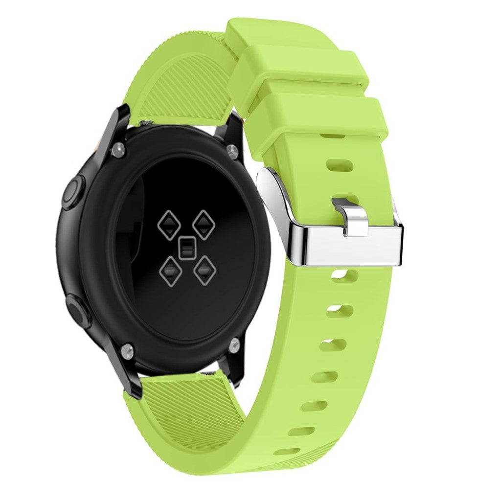 Meget cool Samsung Galaxy Watch Active Silikone Rem - Grøn#serie_5