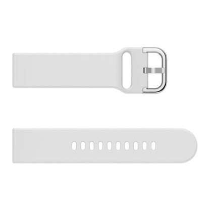 Vildt fed Samsung Galaxy Watch Active Silikone Rem - Hvid#serie_2