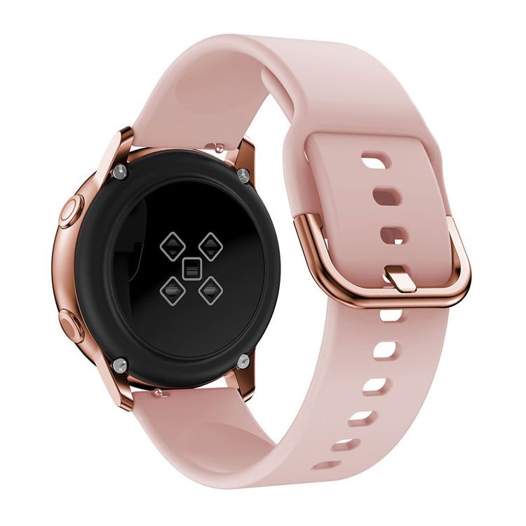 Vildt fed Samsung Galaxy Watch Active Silikone Rem - Pink#serie_4