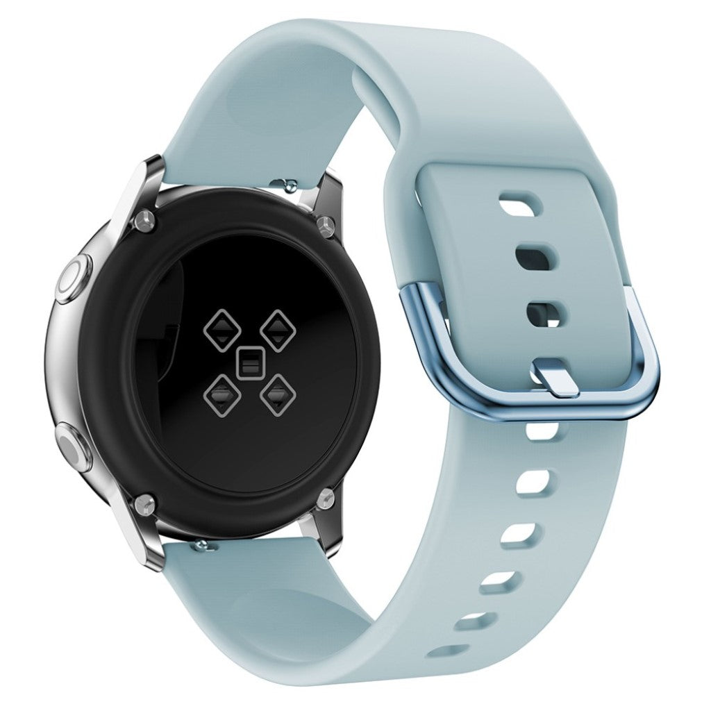 Vildt fed Samsung Galaxy Watch Active Silikone Rem - Blå#serie_8