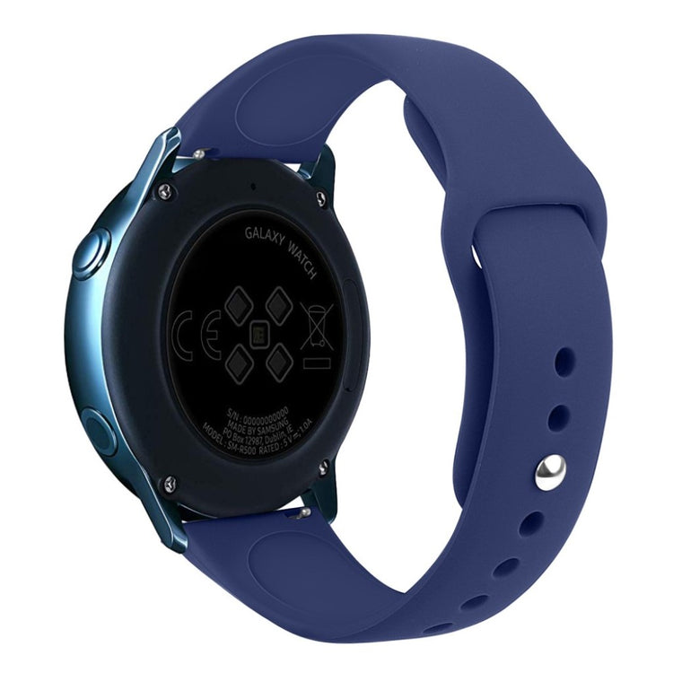 Super slidstærk Samsung Galaxy Watch Active Silikone Rem - Lilla#serie_8