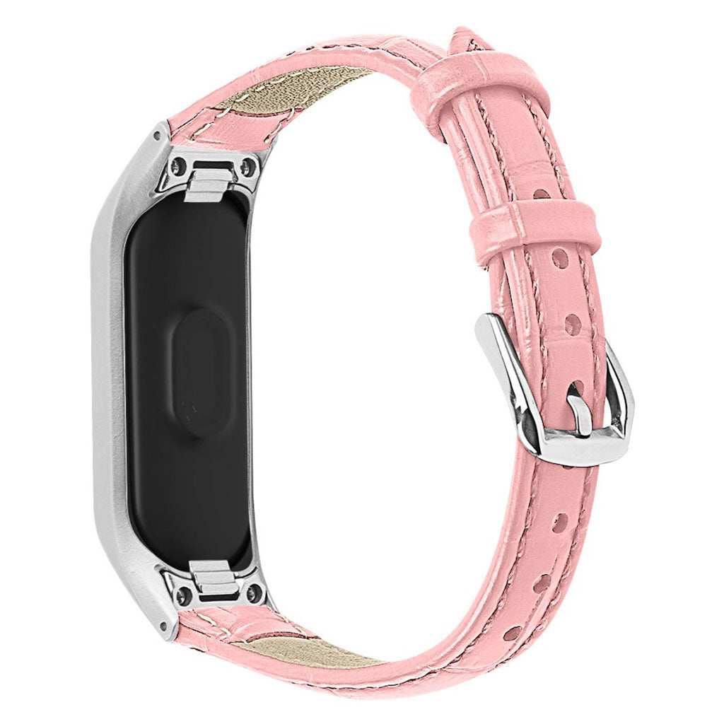 Mega slidstærk Samsung Galaxy Fit-e Ægte læder Rem - Pink#serie_4