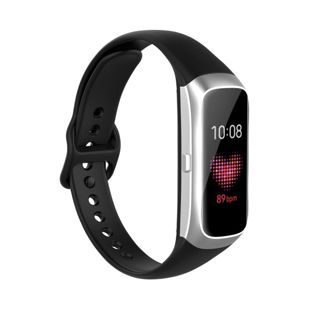 Vildt kønt Samsung Galaxy Fit Silikone Rem - Sort#serie_1