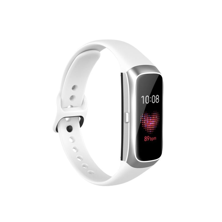 Vildt kønt Samsung Galaxy Fit Silikone Rem - Hvid#serie_2