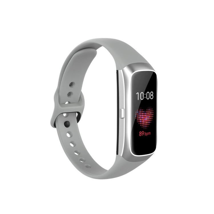 Vildt kønt Samsung Galaxy Fit Silikone Rem - Sølv#serie_3