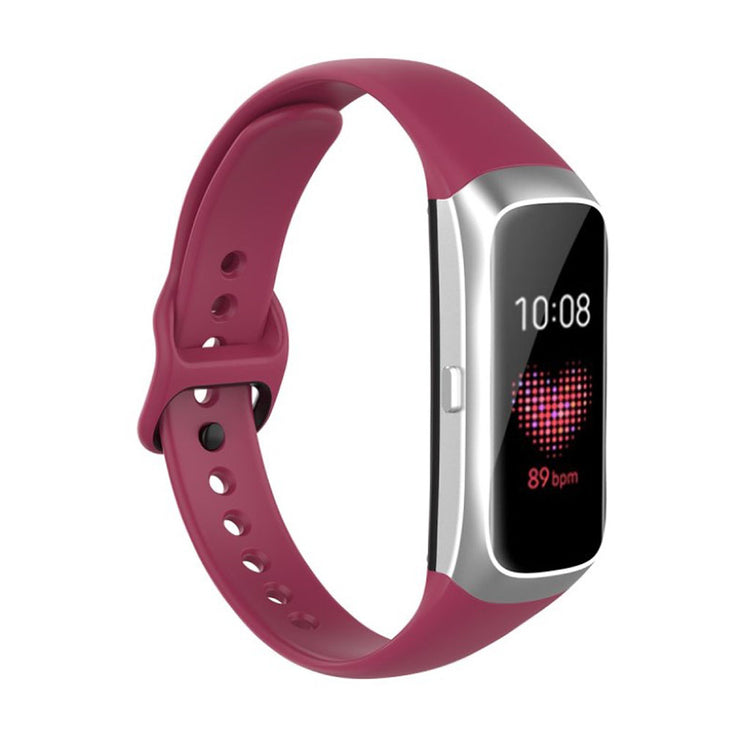 Vildt kønt Samsung Galaxy Fit Silikone Rem - Rød#serie_4