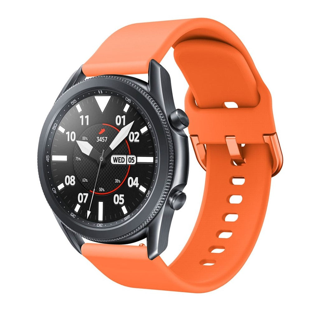 Vildt elegant Samsung Galaxy Watch 3 (45mm) Silikone Rem - Orange#serie_3