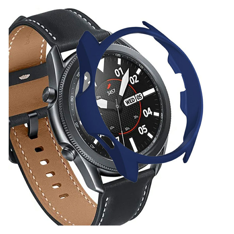 Samsung Galaxy Watch 3 (45mm) Holdbar Silikone Bumper  - Blå#serie_7