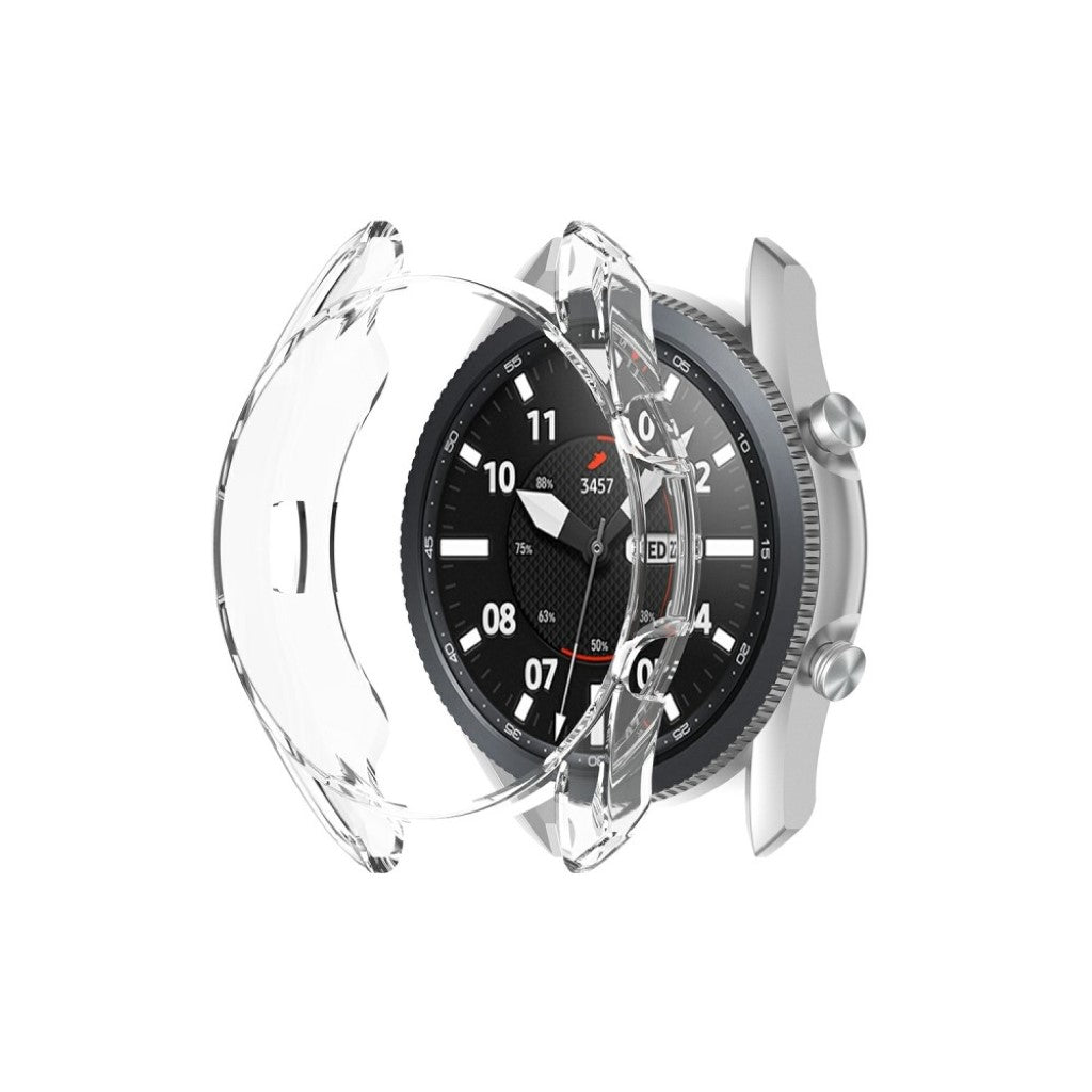 Meget Flot Samsung Galaxy Watch 3 (45mm) Silikone Cover - Gennemsigtig#serie_026