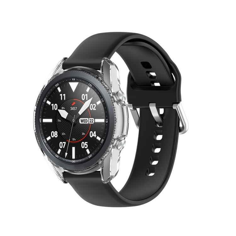 Meget Flot Samsung Galaxy Watch 3 (45mm) Silikone Cover - Gennemsigtig#serie_026