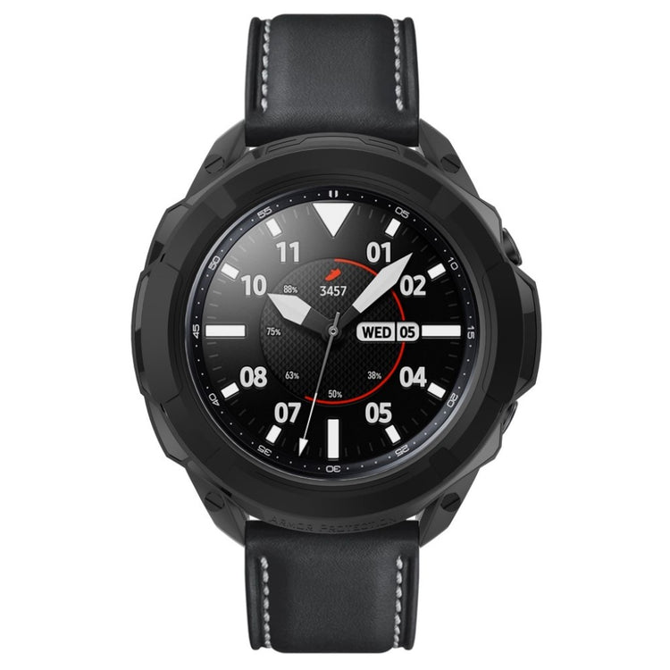 Samsung Galaxy Watch 3 (45mm)  Silikone Bumper  - Sort#serie_3
