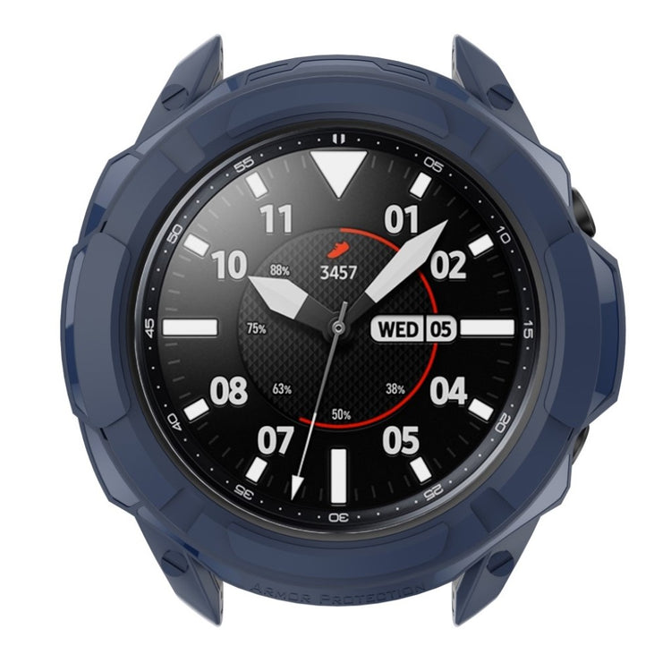 Samsung Galaxy Watch 3 (45mm)  Silikone Bumper  - Blå#serie_5