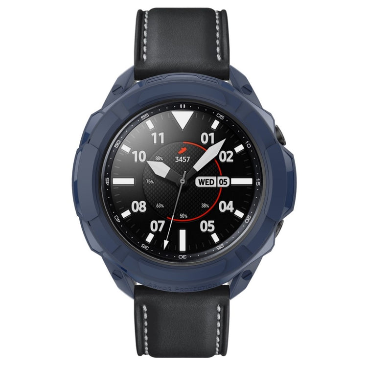 Samsung Galaxy Watch 3 (45mm)  Silikone Bumper  - Blå#serie_5