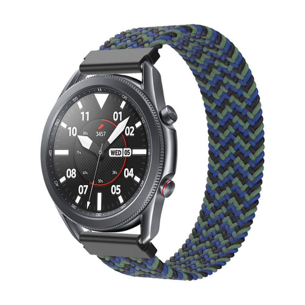 Rigtigt skøn Samsung Galaxy Watch 3 (45mm) Nylon Rem - Flerfarvet#serie_13