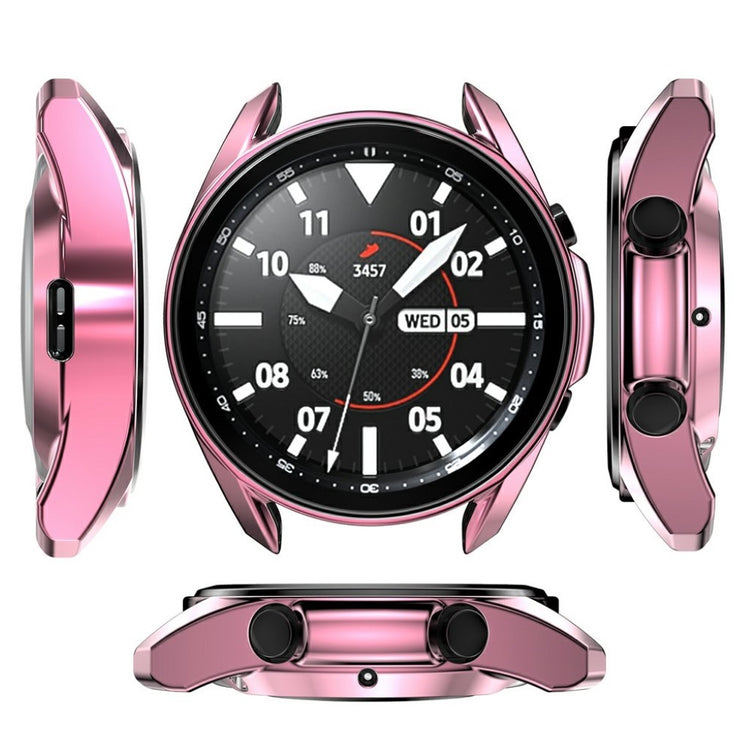 Samsung Galaxy Watch 3 (41mm) Holdbar Silikone Bumper  - Pink#serie_2