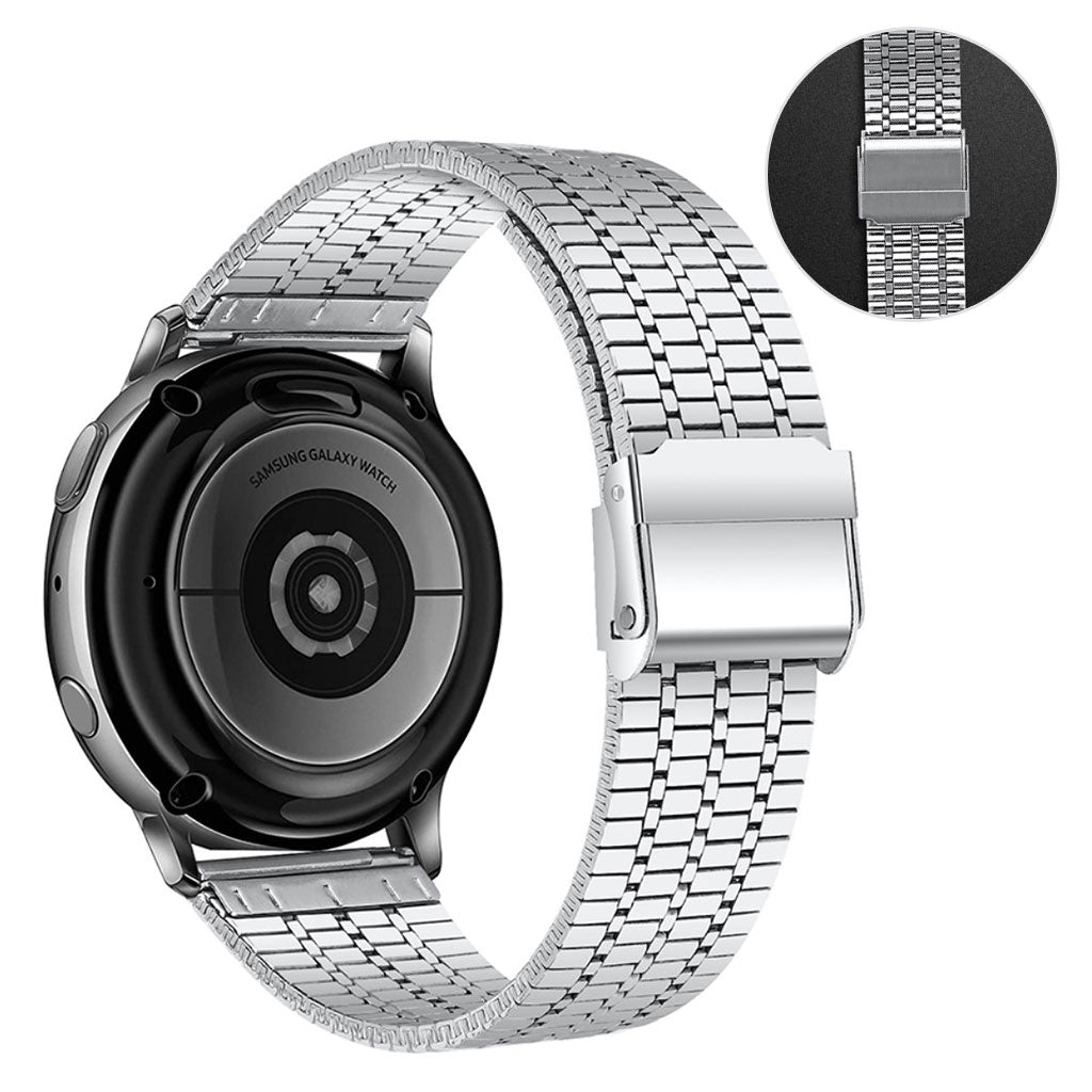  Samsung Galaxy Watch 3 (41mm) / Samsung Galaxy Watch (42mm) Metal Rem - Sølv#serie_4