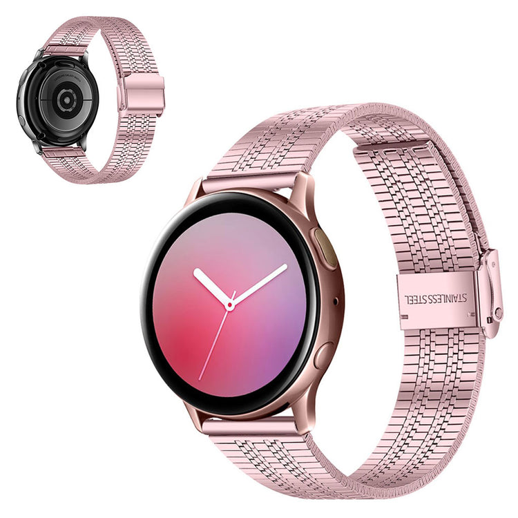  Samsung Galaxy Watch 3 (41mm) / Samsung Galaxy Watch (42mm) Metal Rem - Pink#serie_4