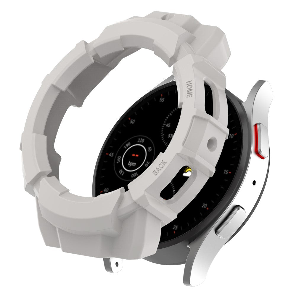 Samsung Galaxy Watch 4 (44mm) / Samsung Galaxy Watch 5 (44mm)  Plastik Bumper  - Sølv#serie_6