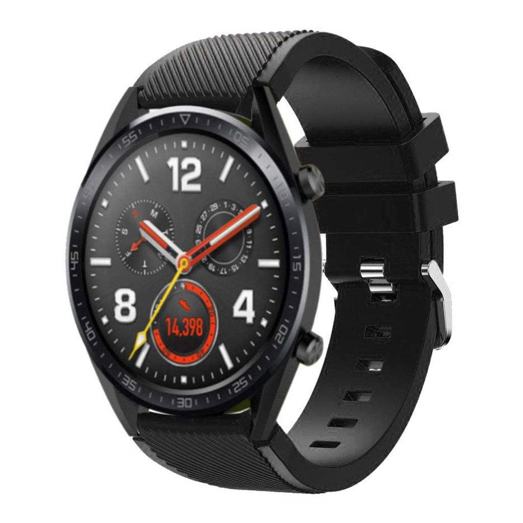 Vildt nydelig Huawei Watch GT Silikone Rem - Sort#serie_1