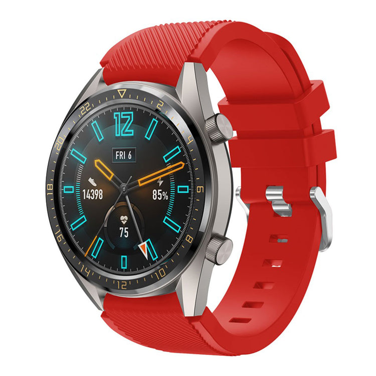 Fed Huawei Watch GT Silikone Rem - Rød#serie_6