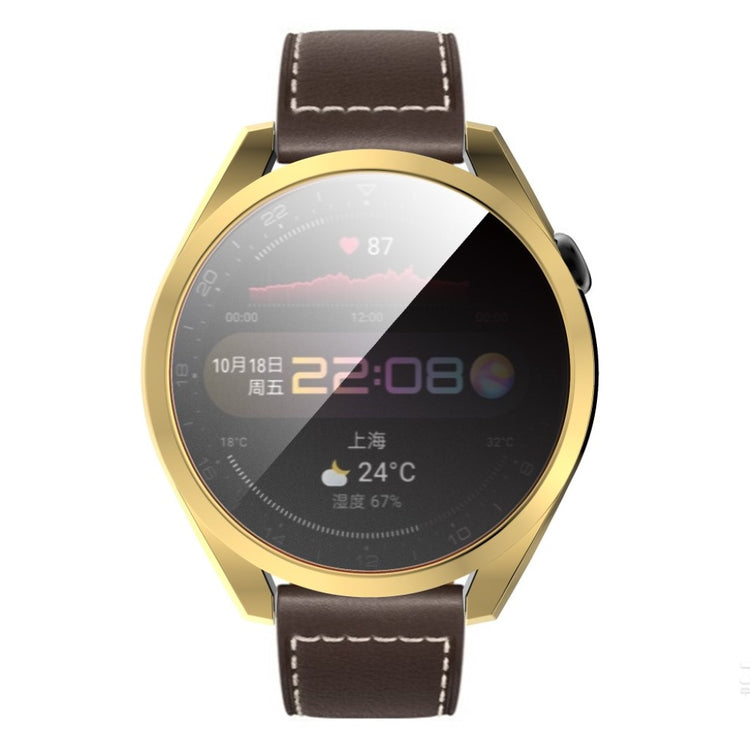 Mega Fed Huawei Watch 3 Pro Silikone Cover - Guld#serie_6