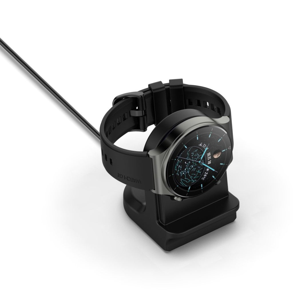Huawei Watch 3 / Huawei Watch 3 Pro Silikone Holder - Sort#serie_1