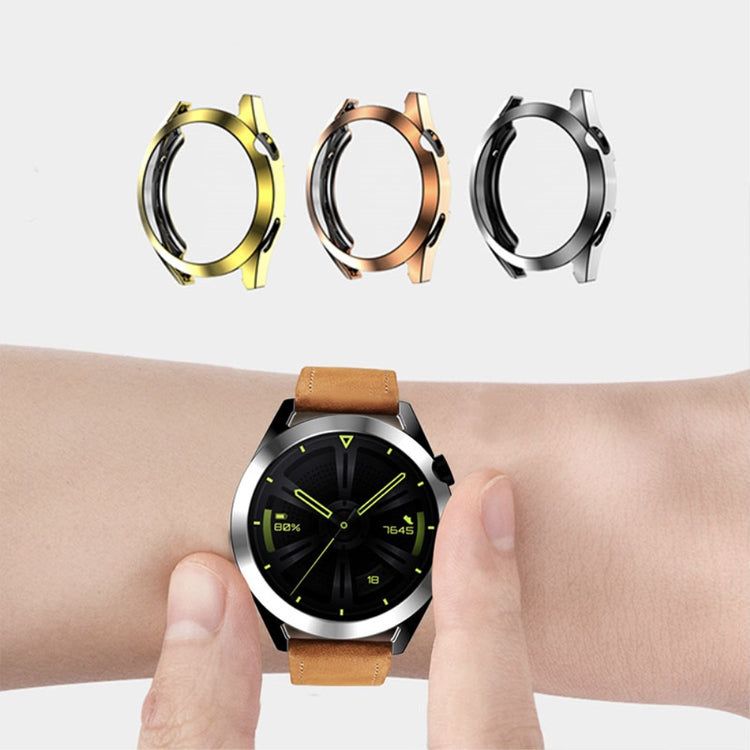 Super Pænt Huawei Watch GT 3 (46mm) Silikone Cover - Sølv#serie_5