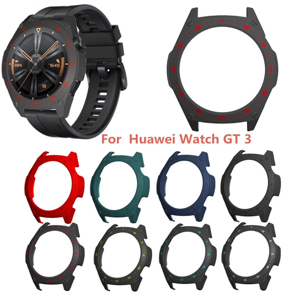 Rigtigt Fed Huawei Watch GT 3 (46mm) Plastik Cover - Sort#serie_1
