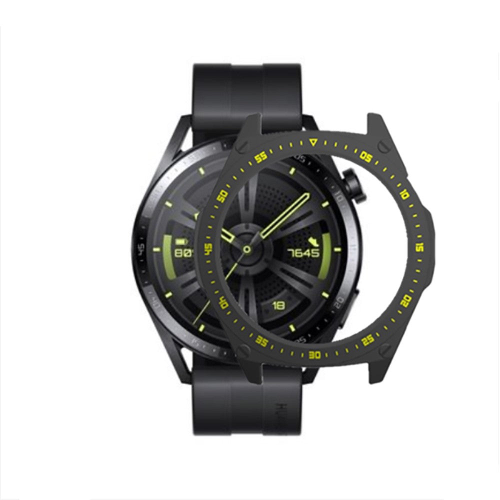 Rigtigt Fed Huawei Watch GT 3 (46mm) Plastik Cover - Sort#serie_3
