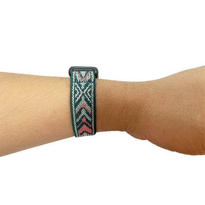 Nydelig Huawei Band 7 Ægte læder Urrem - Rød#serie_2