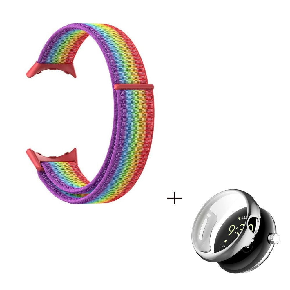 Mega nydelig Google Pixel Watch Plastik og Nylon Rem - Flerfarvet#serie_2