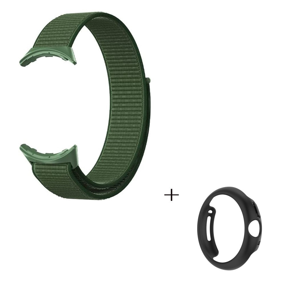 Smuk Google Pixel Watch Plastik og Nylon Rem - Grøn#serie_6
