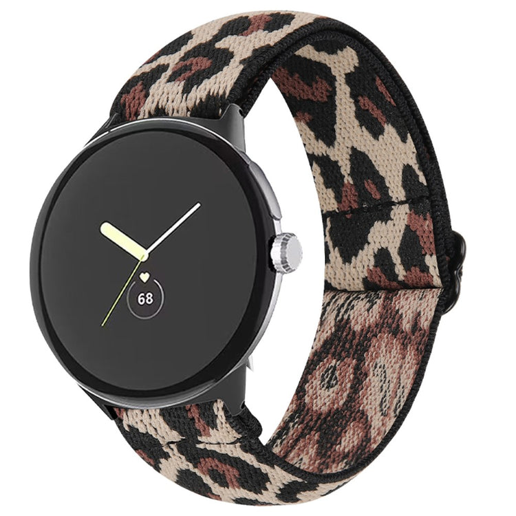 Super elegant Google Pixel Watch Nylon Rem - Brun#serie_2