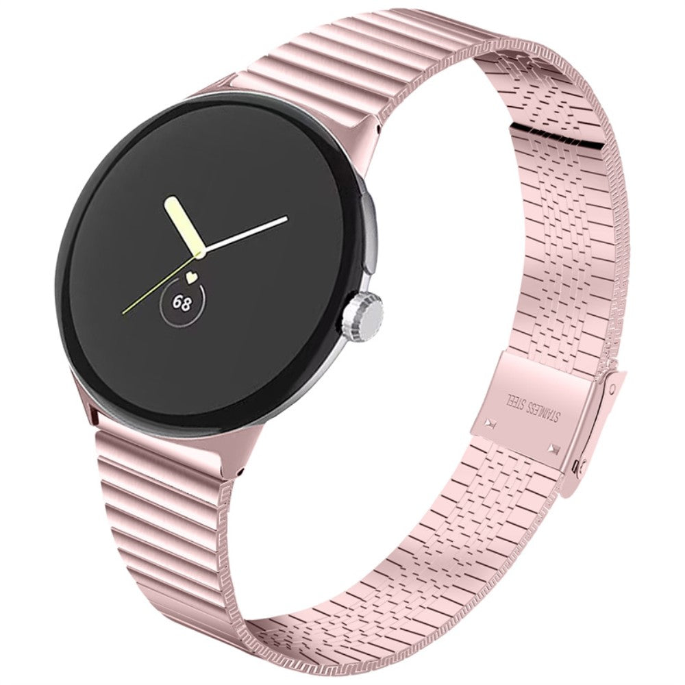 Udsøgt Google Pixel Watch Metal Rem - Pink#serie_3