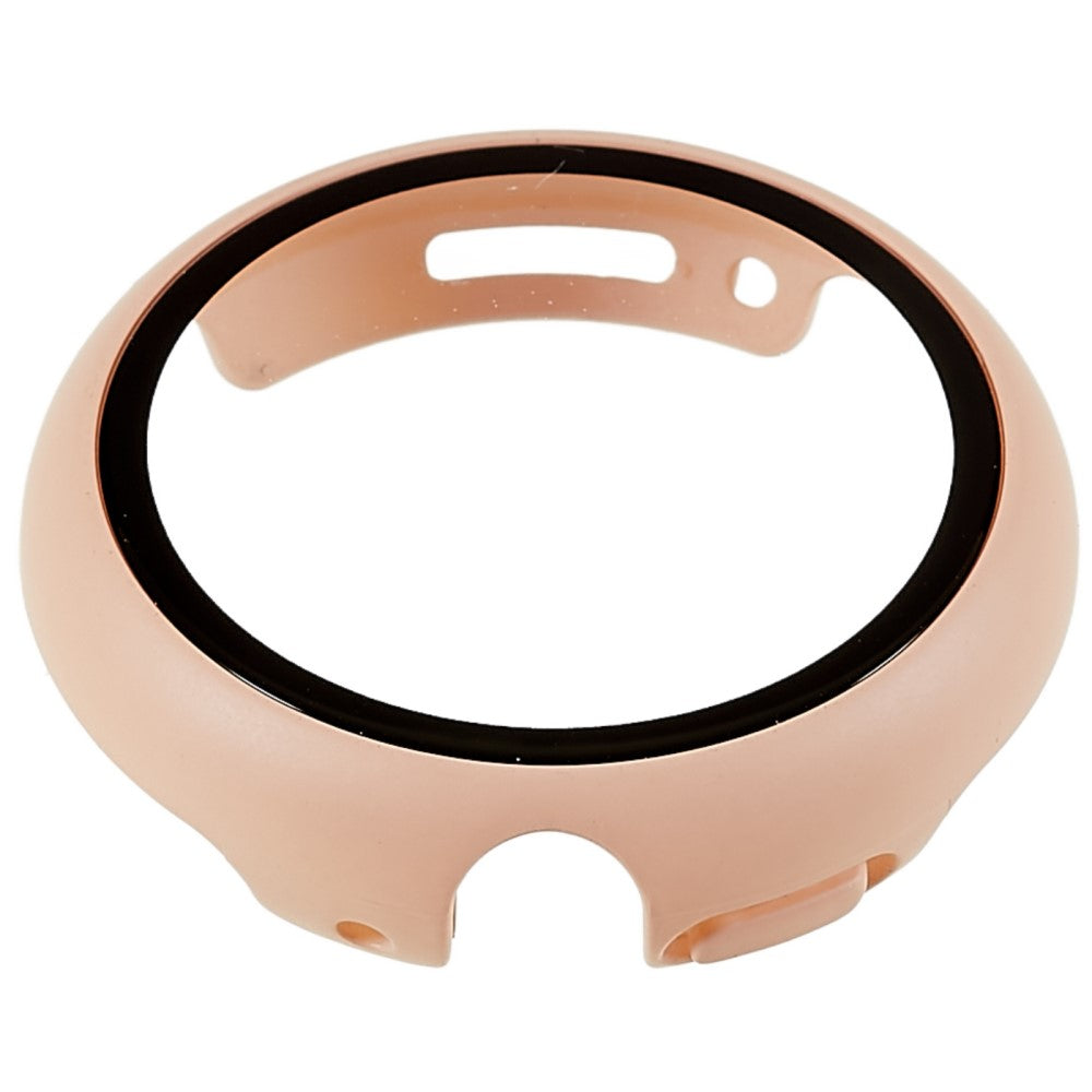 Godt Google Pixel Watch Cover med Skærmbeskytter i Plastik og Hærdet Glas - Pink#serie_5