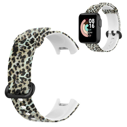 Xiaomi Mi Watch Lite / Redmi Watch pattern silicone watch band - Leopard Print#serie_11