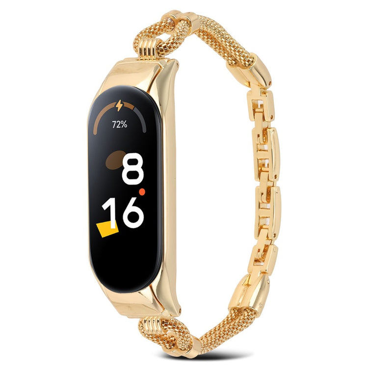 Flot Xiaomi Mi Smart Band 6 / Xiaomi Mi Band 5 Metal Urrem - Guld#serie_4