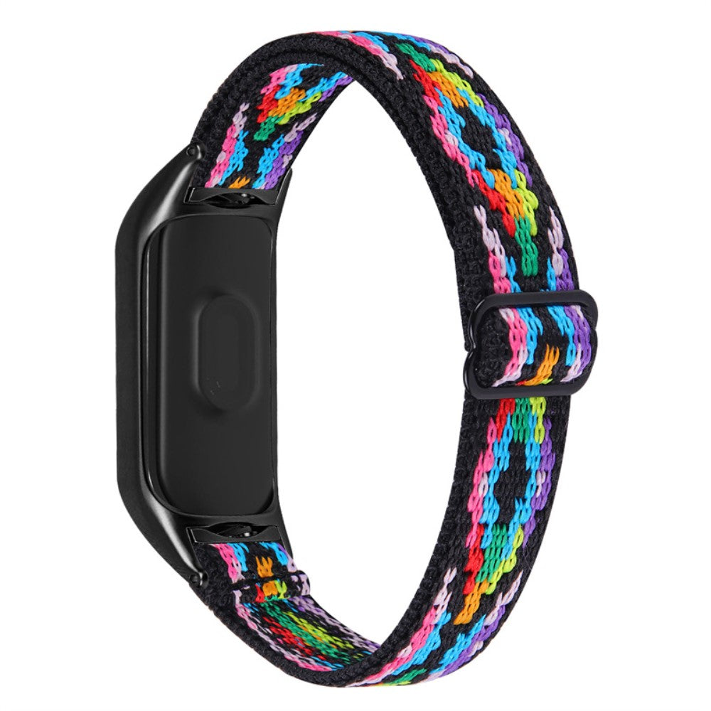 Godt Xiaomi Mi Smart Band 6 / Xiaomi Mi Band 5 Nylon Rem - Flerfarvet#serie_5