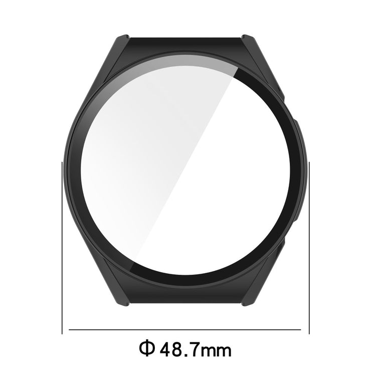 Godt Xiaomi Watch S1 Cover med Skærmbeskytter i Plastik og Hærdet Glas - Grøn#serie_5